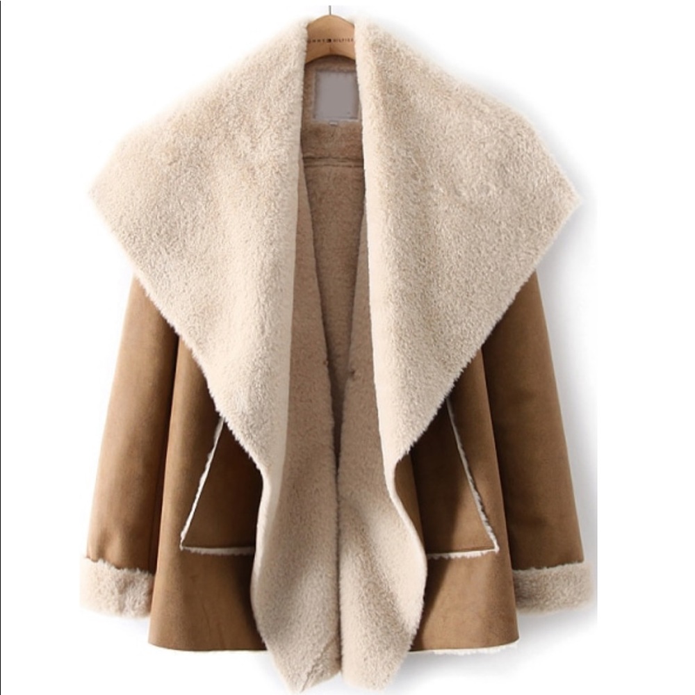 Faux Shearling Coat
